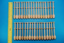 34 New Lemon Type Belgian Lace Bobbins For Lacemaking 15 mm