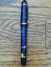 Waterman Blue Marble Phileas Fountain Pen Medium