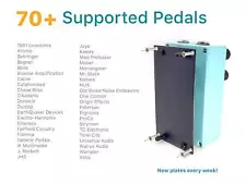 Clean Lock Pedal Plates for Temple Audio Templeboards (70+ Pedal Types)