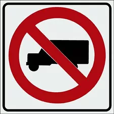 R5-2 No Trucks Sign