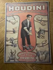 Houdini Vintage Tin Poster (MADE IN USA)