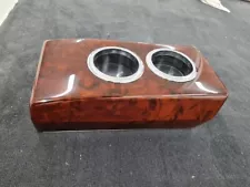 Center Console Cup Holder For R107 280SL 300SL 450SL 500SL Walnut Color (For: 1973 Mercedes-Benz 450SL)