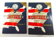 Washington Quarters State Collection Vol I and Vol II full of quarters