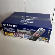 Sharp VC-A593U 4-Head HI-FI VCR HQ VHS Player Recorder NEW SEALED BOX