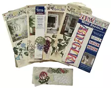 Wall Stencil Lot - Plaid Stencil Decor Elegant Home - 6 Sets (2 Unused, 4 Used)