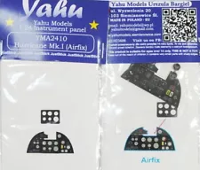 Yahu Models 1/24 Hurricane MK.I Instrument Panel for Airfix kits