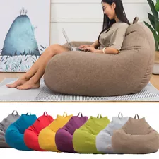 Large Bean Bag Chair Sofa Couch Cover Indoor Outdoor Lazy Lounger for Kids Adult