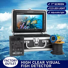 SYANSPAN 7'' Underwater Fishing Camera 1200TVL Waterproof Ice Fishing Camera