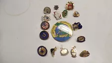 Lot 17 Vtg Masonic Lapel / Hat Pins Features Hillbilly Convention/other Mi (11)