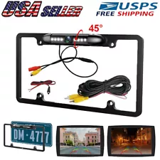 Backup Camera CMOS Night Vision US License Plate Frame Car Rear View Parking