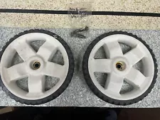 Toro Recycler 22 Lawn Mower Rear Wheels With Bolts 10 1/2 Inches 4A