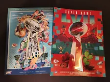 Super Bowl LIV 54 And LVII 57 Official NFL Programs- MAHOMES FIRST 2 WINS !!$$