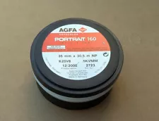 Agfa Professional Portrait 160 35mm Color Negative Fim 100ft expired in 12/2005