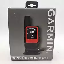 New Garmin Inreach Mini 2 Satellite Communicator with GPS Marine Bundle