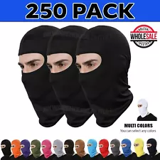 250x Wholesale Lightweight Lycra Balaclava Ski Full Face Mask Cycle Warmer Hat