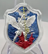 2024 St. Michael's Shield Dragonslayer Edition 2 oz .999 Silver Mintage of 500