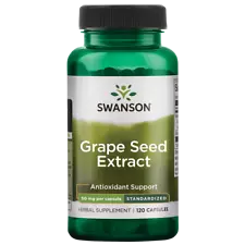 Swanson Grape Seed Extract (Standardized) 50 mg 120 Capsules