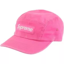 Supreme Washed Chino Twill Camp Cap 'Pink'