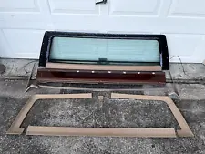 80-90 Caprice Sedan OEM Rear Window Full Vinyl Top Kit Glass Trim Box Chevy