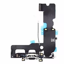 iPhone 7 Plus Charging Port Microphone Antenna Replacement Part + Adhesive Black