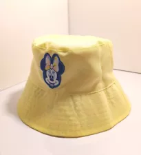 Disney Bucket Hat Mini Mouse Ages 2 to 5 One Size Cotton Reversible 2 Sided SALE