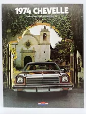 1974 CHEVROLET CHEVY CHEVELLE MALIBU LAGUNA S-3 Auto Dealer Car Sales Brochure