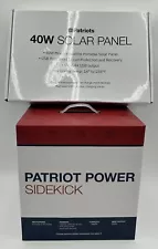 Sealed Patriot Power Sidekick 300w Generator. With 40W Solar Panel New!