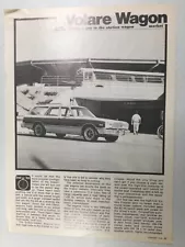 PlymouthArt60 Article Brief Test 1976 Plymouth Volare Wagon Feb 1976 2 page