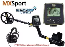 WHITES MX SPORT Metal Detector- MINT Condition with Extras! WATERPROOF!!