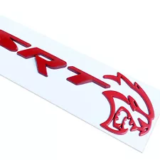 For SRT Emblem Cat Hellcat Devil Right / Left Fender Side Badge 3D Decal Sticker