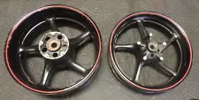 YAMAHA R6 / R6S FRONT AND REAR WHEEL SET, MEASURED STRAIGHT 4/10/24