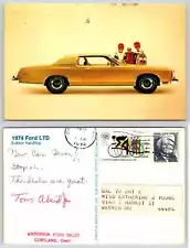 1974 FORD LTD 2-DOOR HARDTOP Postcard Q596