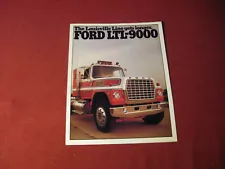 1976 Ford Rig Semi Truck Sales Brochure Booklet Catalog Original Old