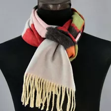 Sale New Vintage Fringe Mans Cashmere Wool Warm Striped Scarves Scarf Gift 440