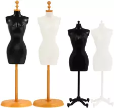 Female Mannequin Torso 4 Pcs Dress Form Manikin Body With Base Stand Heavy Duty