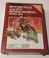 New Sealed Chilton's Motorcycle and ATV Repair Manual : 1945-85 Hardcover