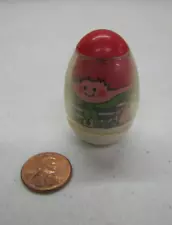 PLAYSKOOL Weebles Weeble Wobble 1975 RED-HEAD PIRATE BOY Hasbro Wobbles 1.75"