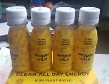 Proper wild clean all day energy shots Ginger 4 Pack