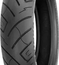 1 Tire Shinko 777 Front H.D. Motorcycle Tire 130/90B-16 (73H) Black Wall