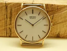 Vintage Men's Seiko Sample watch Gold Tone 4110-8007 CN022 NEW OLD STOCK