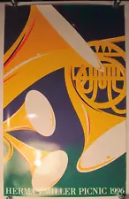 Herman Miller Poster Brass Band Summer Picnic 1996 Kathy Stanton BSMT