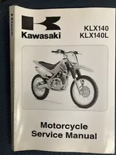 Sm483 Kawi KLX140 KLX140L Motorcycle Service Manual 99924-1390-01