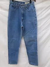 Vintage 90s Eddie Bauer High Rise Waisted Mom Jeans Size 10 Light Wash Denim