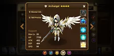 G:500 Europe Summoners War Starter Account Light Archangel