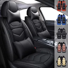 For BMW 328i 335i Car Seat Cover 5 Seats Front Rear Seat Protector Pu Leather