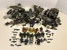 Mega Contrux Bloks HALO Figures Weapons Parts Pieces Lot *Read*