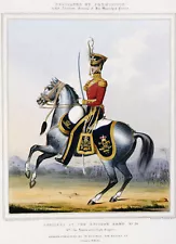 L. Mansion "4th Light Dragoons" portrait horse Brown Artwork PAPER or CANVAS