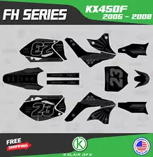 Graphics Kit for Kawasaki KX450F (2006-2008) FH-Smoke