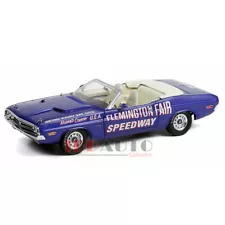 GREENLIGHT 1971 DODGE CHALLENGER PACE CAR FLEMINGTON FAIR SPEEDWAY 1/18 13617