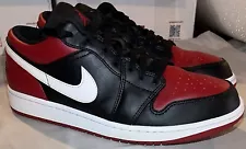 Saleð¥Men’s Size 12- Air Jordan 1 Low Alternate Bred Toe (553558-066) OG All